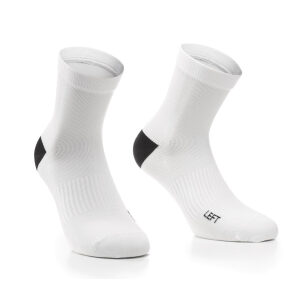 Assos Essence Socks Low Doppelpack Weiss Bekleidung